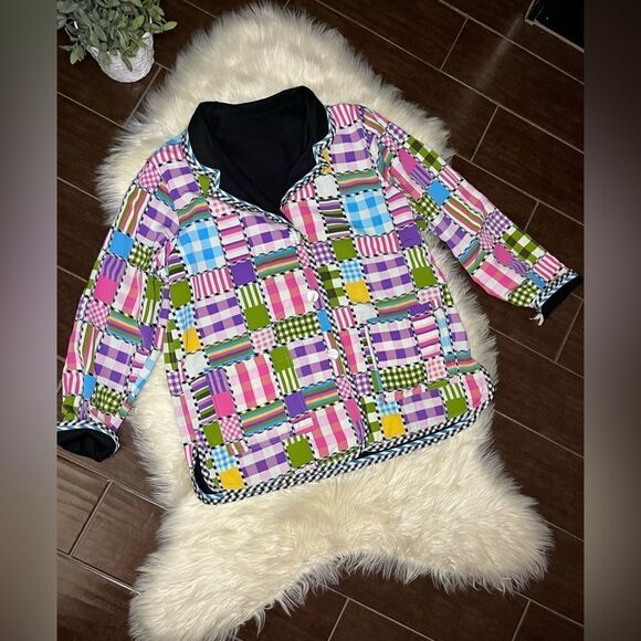 Koos of Course! Reversible blazer sz large - Picture 2 of 10